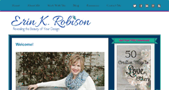 Desktop Screenshot of erinkrobison.com