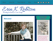 Tablet Screenshot of erinkrobison.com